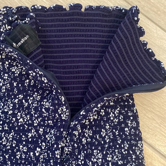 Reformation Floral Tube Mini Dress Size S - Picture 10 of 11